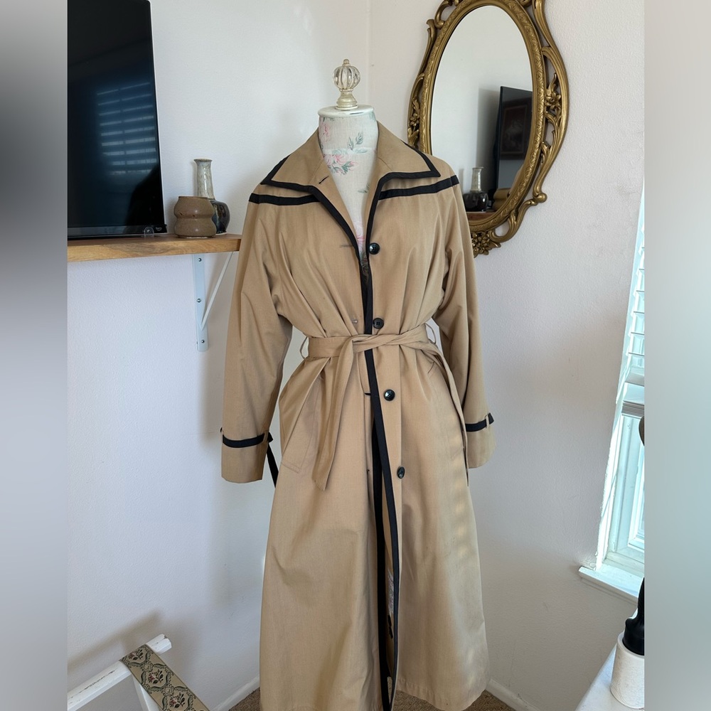 Vintage London Fog Trench Rain Coat